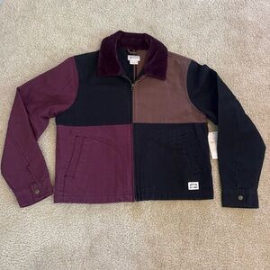 NWT Brixton Womens Color-Blocked Jacket